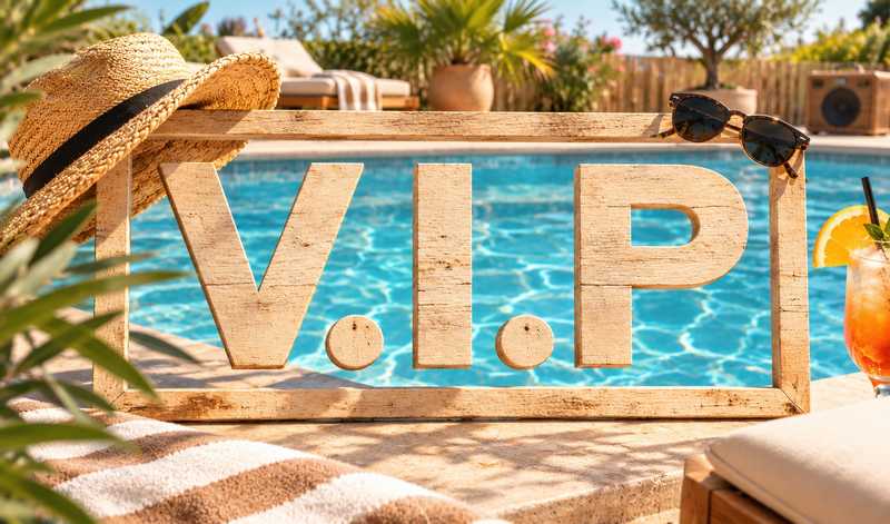 Formule V.I.P privatisation de la piscine pour votre groupe